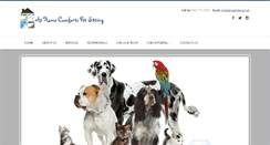 Desktop Screenshot of ahcpetsitting.com
