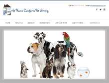 Tablet Screenshot of ahcpetsitting.com